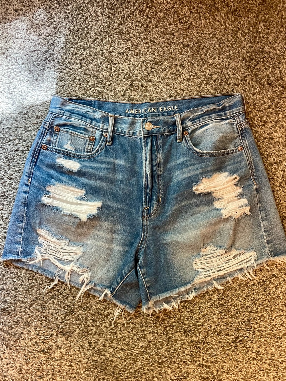 American Eagle 90s Boyfriend Denim Shorts Size 8